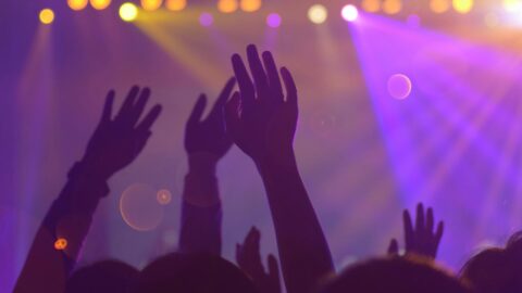 group of people in a concert