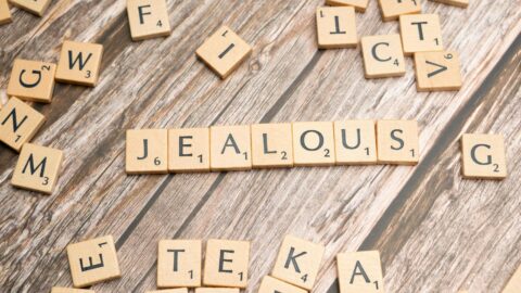 jealous text on dice